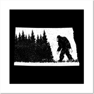 North Dakota Bigfoot Posters and Art